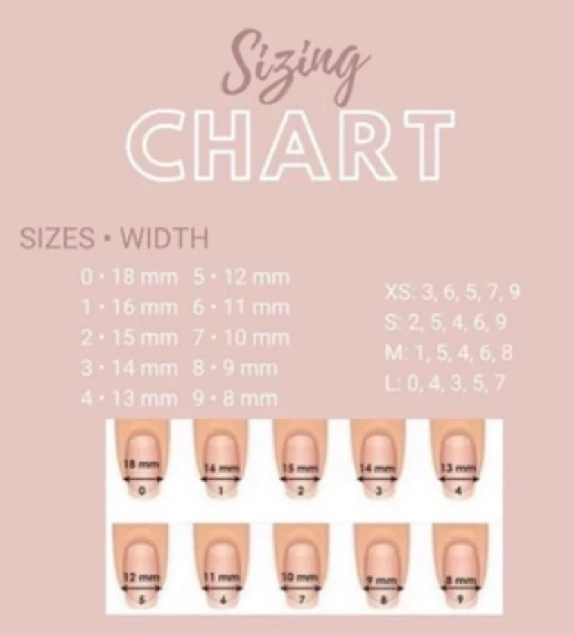 Short French with Acrylic Flower Press On Nails
