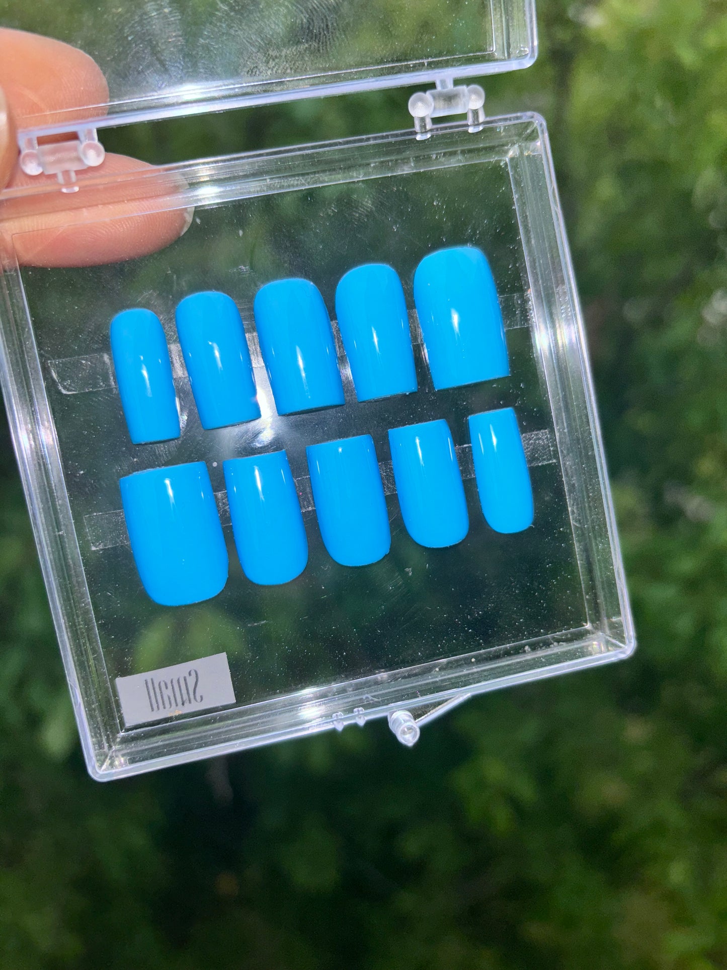 "Bubbles" Solid Color Press On Nails
