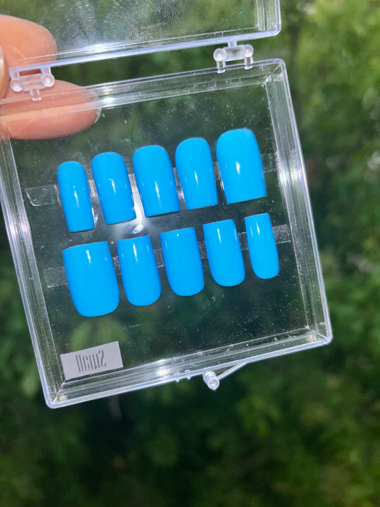 "Bubbles" Solid Color Press On Nails