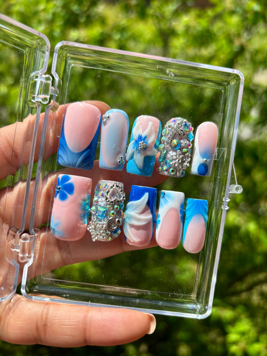 Ocean Vibes Press On Nails